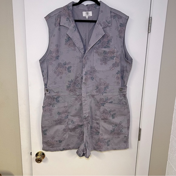 NWOT Lucky Brand Womens x Laura Ashley Cotton floral Printed Coverall Romper‎ - Picture 2 of 6